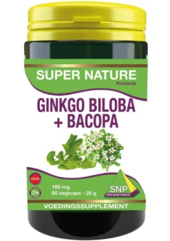 Snp Ginkgo Biloba Met Bacopa (60 vega capsules)