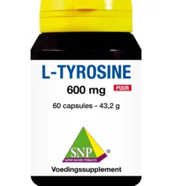 Snp L-Tyrosine 600 mg puur (60 capsules)
