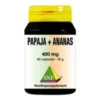 Snp Papaja -ananas 400 mg (60 capsules)