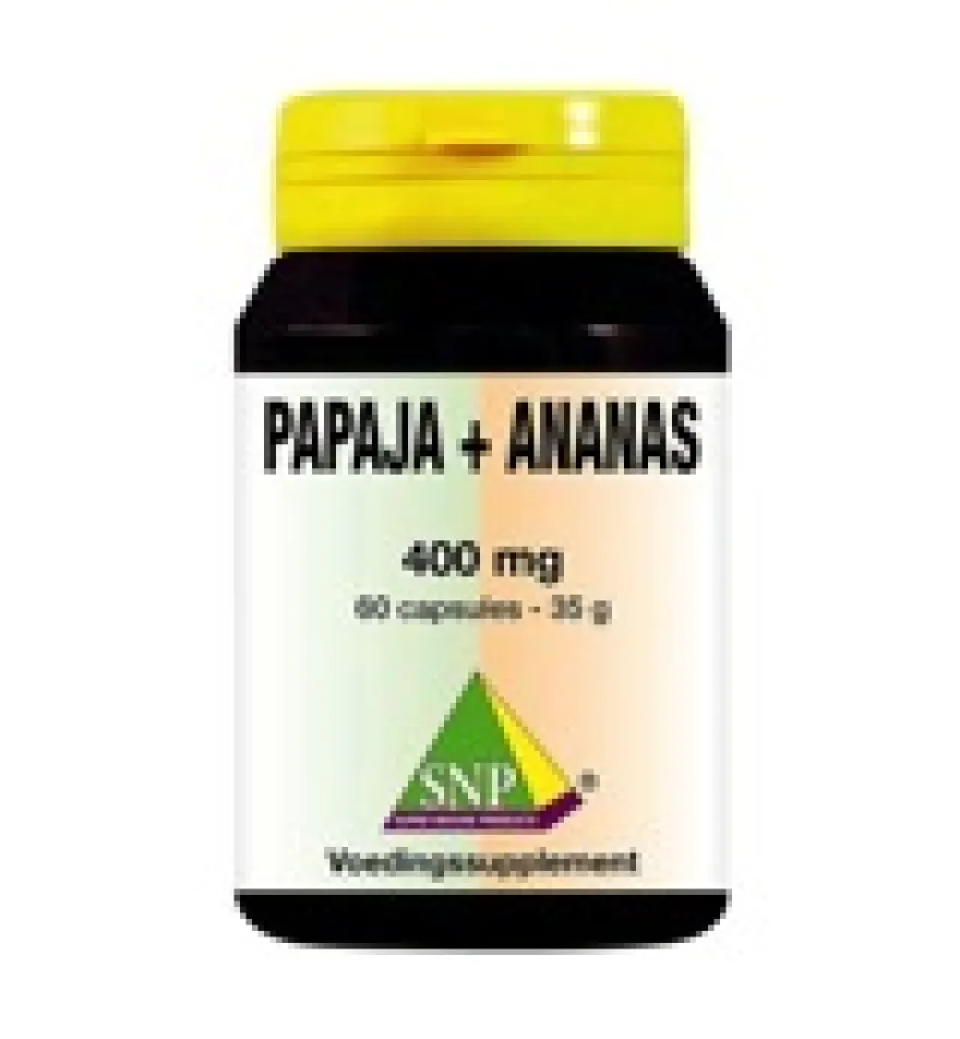 Snp Papaja -ananas 400 mg (60 capsules)