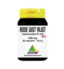 Snp Rode Gist Rijst Monacoline K Vrij (30 capsules)