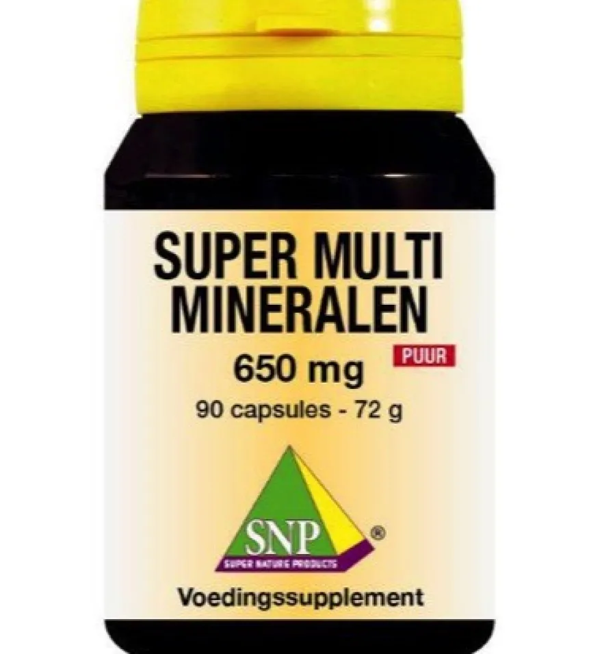 Snp Super multi mineralen 650 mg puur (90 capsules)