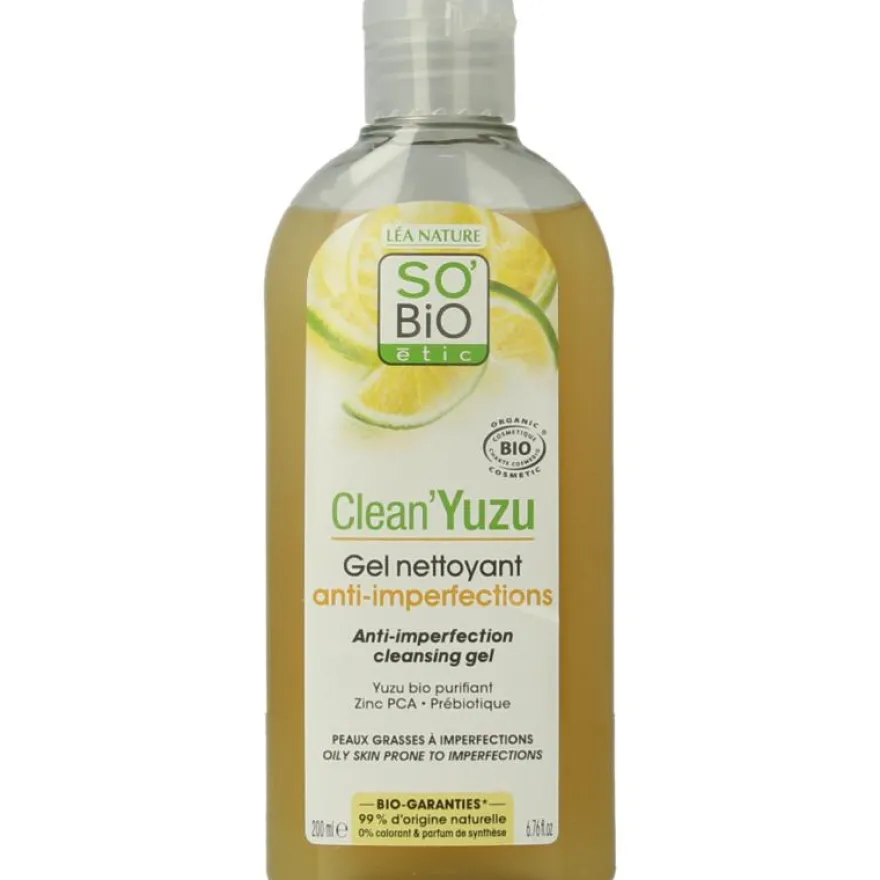 So Bio Etic Clean Yuzu Cleansing Gel (200 ml)