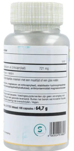Solaray Caprylzuur Capsules (100 stuks)