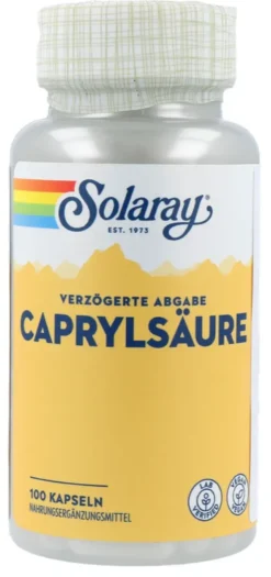 Solaray Caprylzuur Capsules (100 stuks)