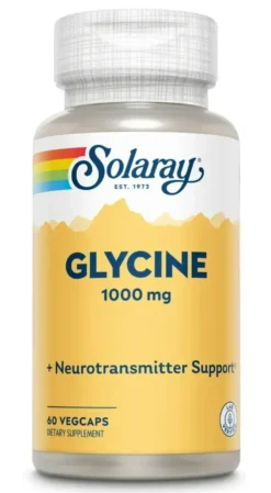 Solaray Glycine 1000mg Capsules (60 vegetarische capsules)