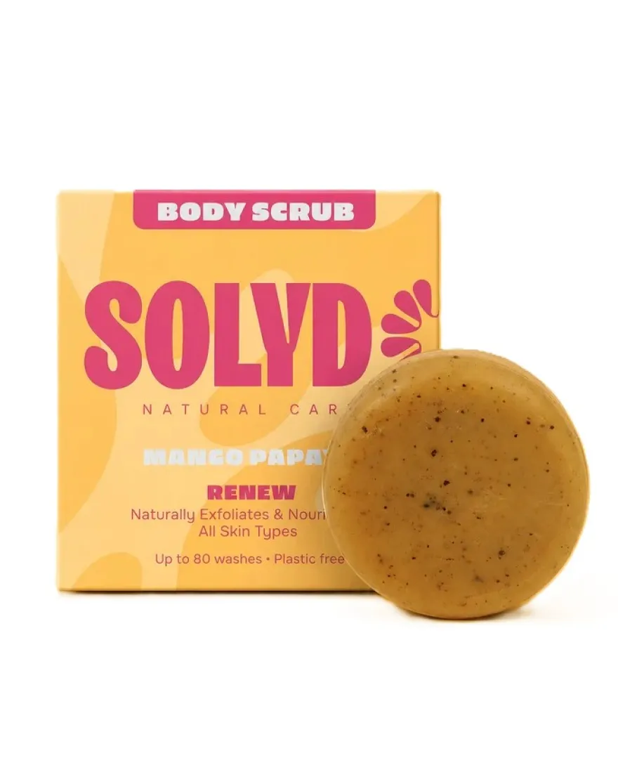Solyd Body Scrub Bar Mango-Papaja