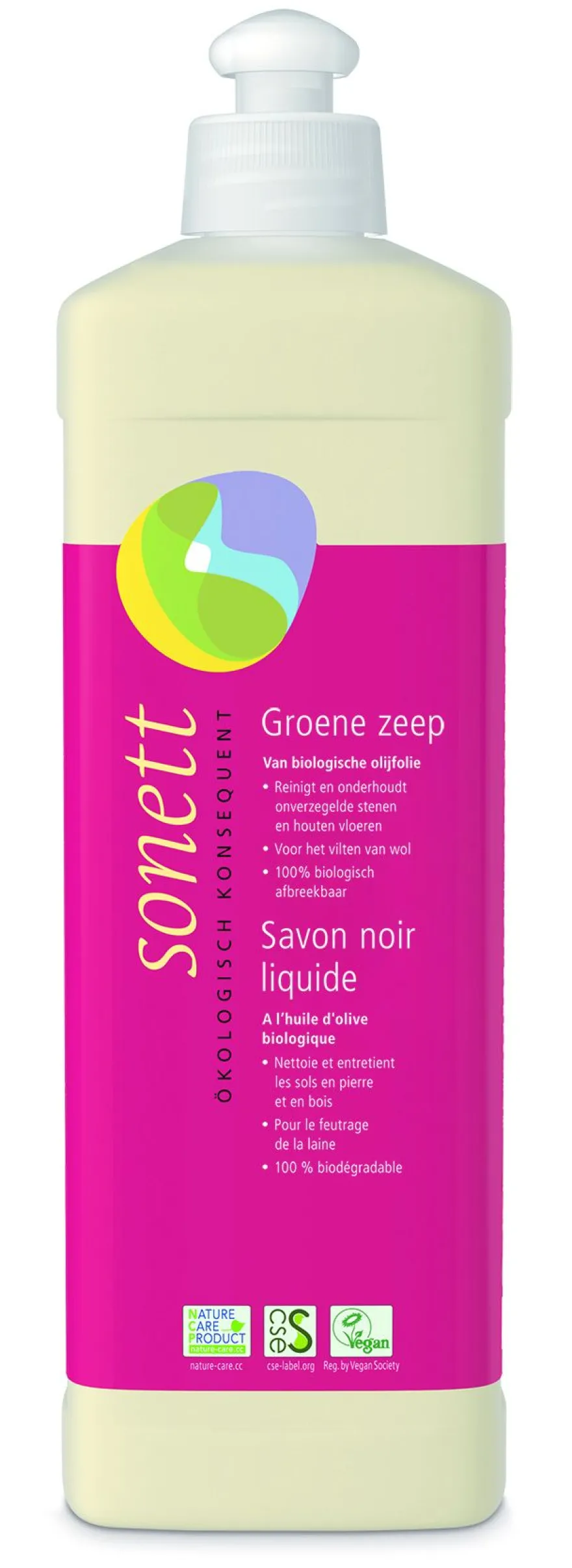 Sonett Groene Zeep (500 ml)