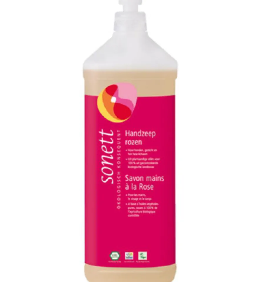 Sonett Handzeep rozen vloeibaar (1000 ml)
