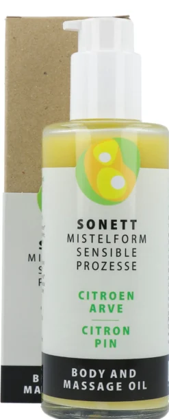 Sonett Mistelform Lichaams- en Massageolie Citroen & Arve (145 ml)