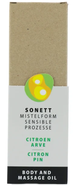 Sonett Mistelform Lichaams- en Massageolie Citroen & Arve (145 ml)