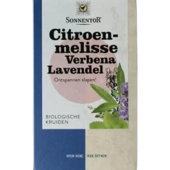 Sonnentor Citroenmelisse – Verbena – Lavendel Bio (18 zakjes)