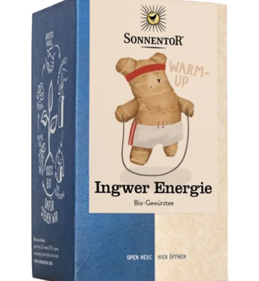 Sonnentor Gember Energie Thee Bio (18 stuks)