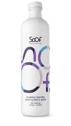 Soof Siroop Blauwe bes, Lavendel, Zwarte Bes & Appel (340 ml)