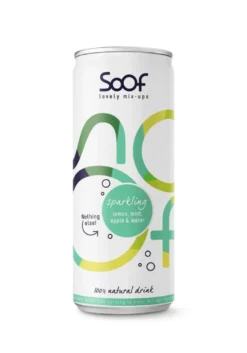 Soof Sparkling Citroen, Munt, Appel (250 ml)