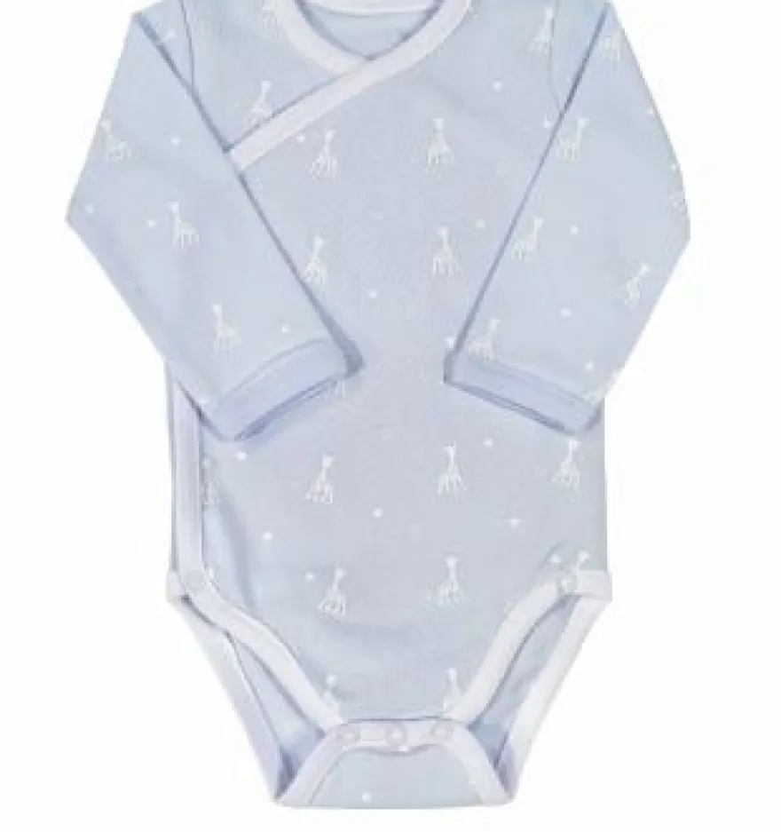 Sophie De Giraf Overslag Romper 54Cm Blauw (1 stuk)