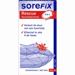 Sorefix Rescue Koortslipcrème (6 ml)