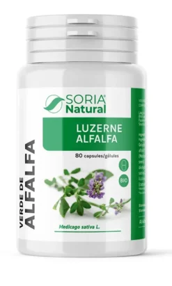 Soria Natural Luzerne Alfalfa Capsules (80 capsules)