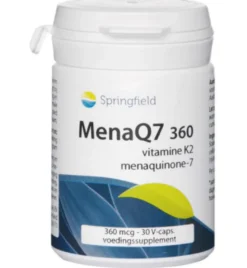 Springfield MenaQ7-360 vitamine K2 360 mcg (30 vega capsules)