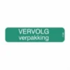 Spruyt Hillen Sticker Vervolg Verpakking (1000 stuks)