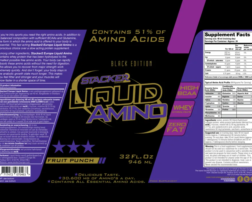 Stacker Liquid Amino (946 ml)
