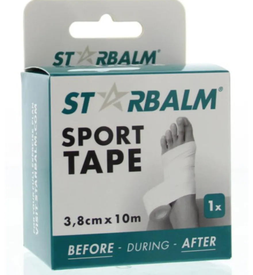 Star Balm Sport Tape 3.8 Cm X 10M Single Box (1 stuk)