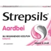 Strepsils Aardbei suikervrij (24 zuigtabletten)