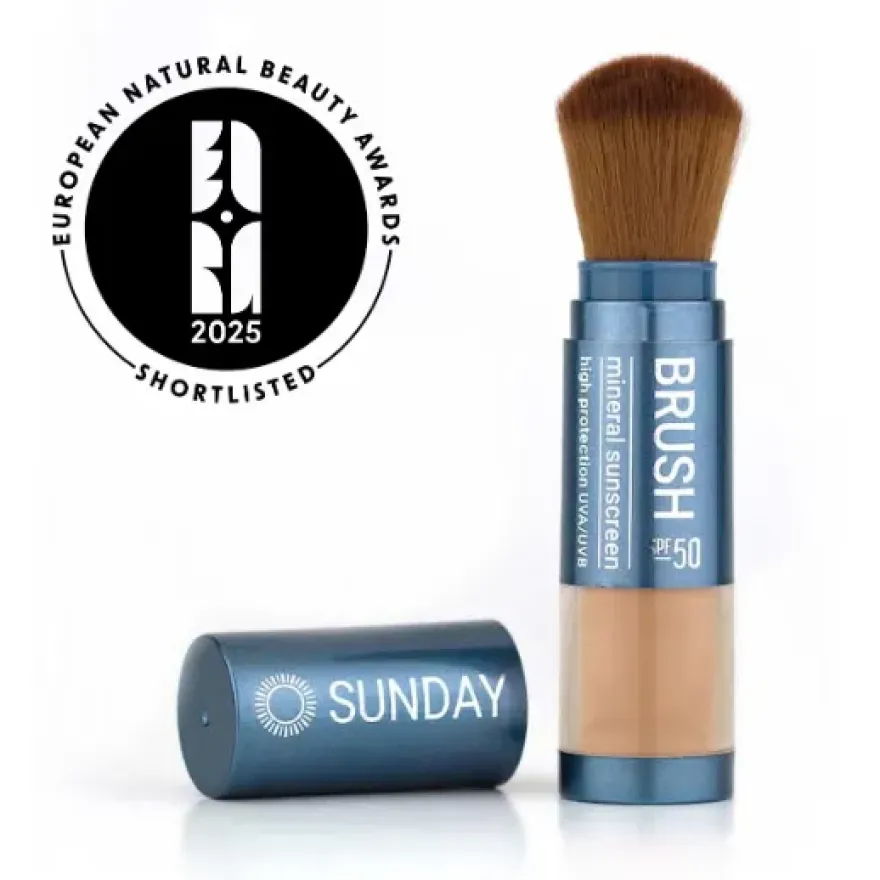 Sunday Brush Mineral Sunscreen Powder SPF50 – Medium (6 gr)