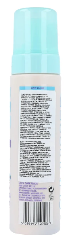 Sunkissed Self Tan Mousse Ultra Dark (200 ml)