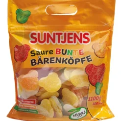 Suntjens Zure Fruitgummi Berenkoppen – Veggie (1100 gr)
