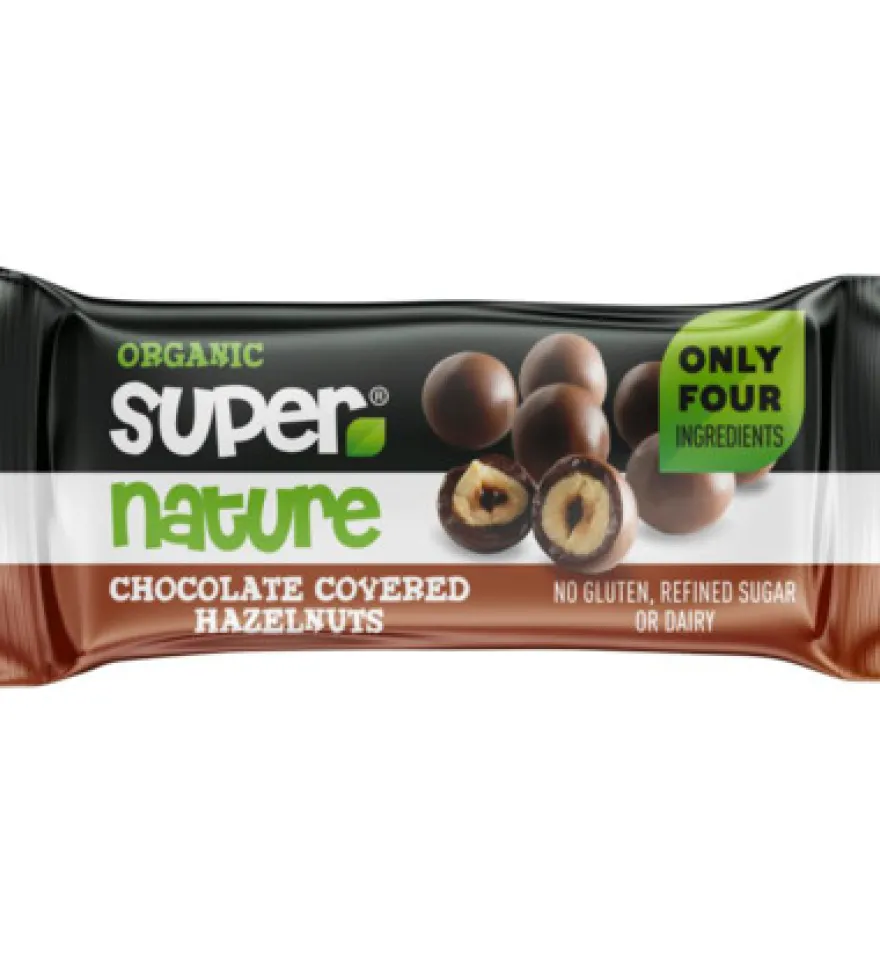 Super Nature Hazelnoten Met Chocolade (40 gr)