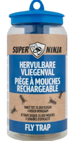 Super Ninja Hervulbare Vliegenval (1 stuk)