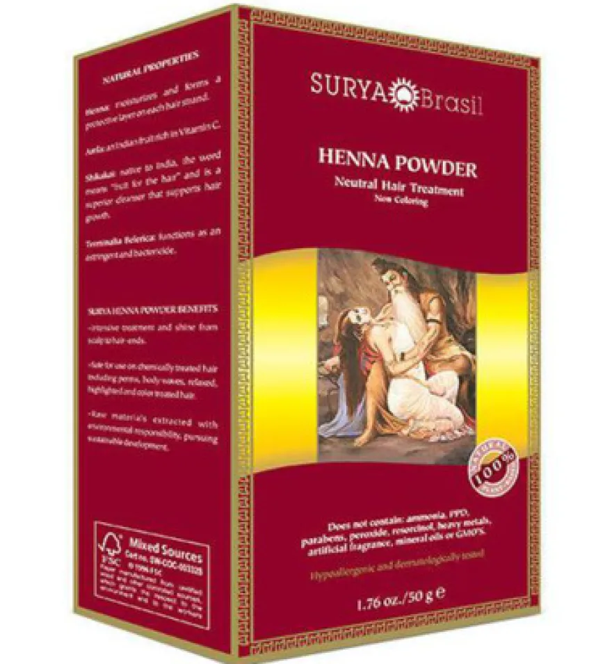 Surya Brasil Henna Haarverf Poeder Neutraal (50 gr)