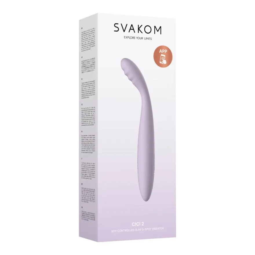 SVAKOM Cici 2 Flexible G-spot Vibratror Lavender (1 stuk)