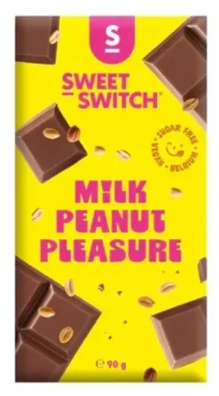 Sweet-switch Milk Peanut Pleasure Suikervrij (90 gr)