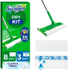 Swiffer Dry Kit Vloer clean & fresh 8D+3W (1 set)