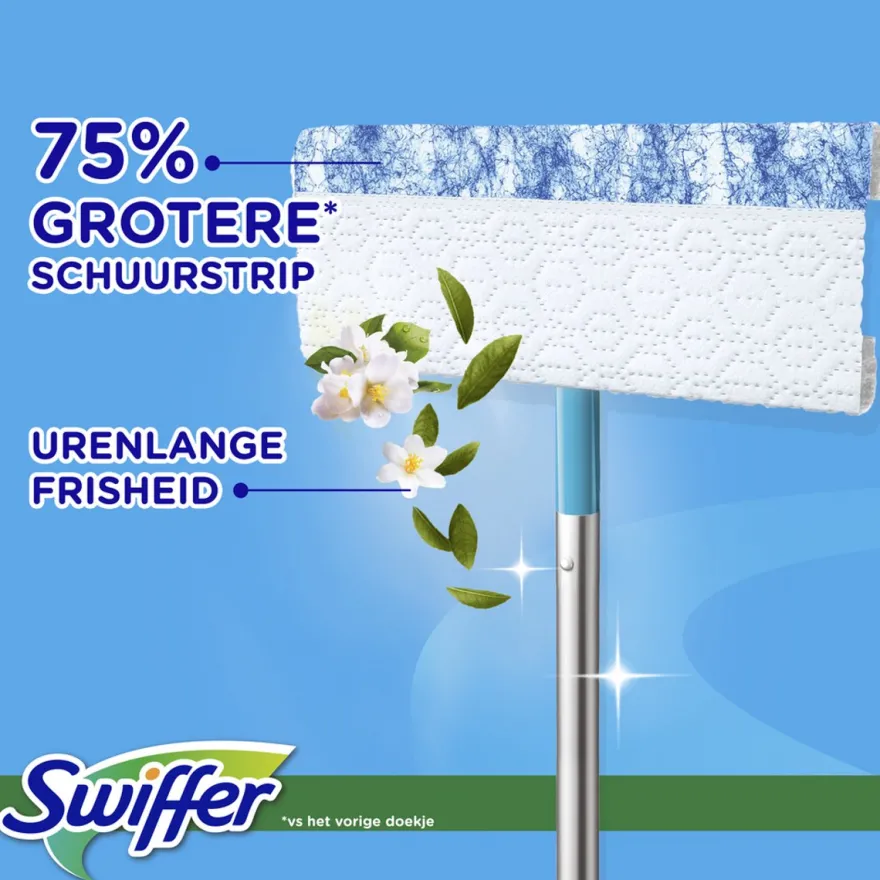 Swiffer Sweeper Wet Kit + Navulling (1 set)