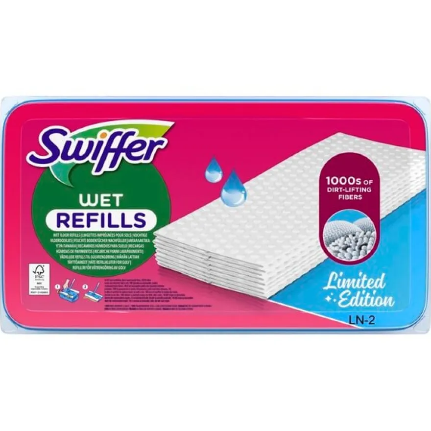 Swiffer Vloerdoekjes Nat Pink Blossom (24 stuks)
