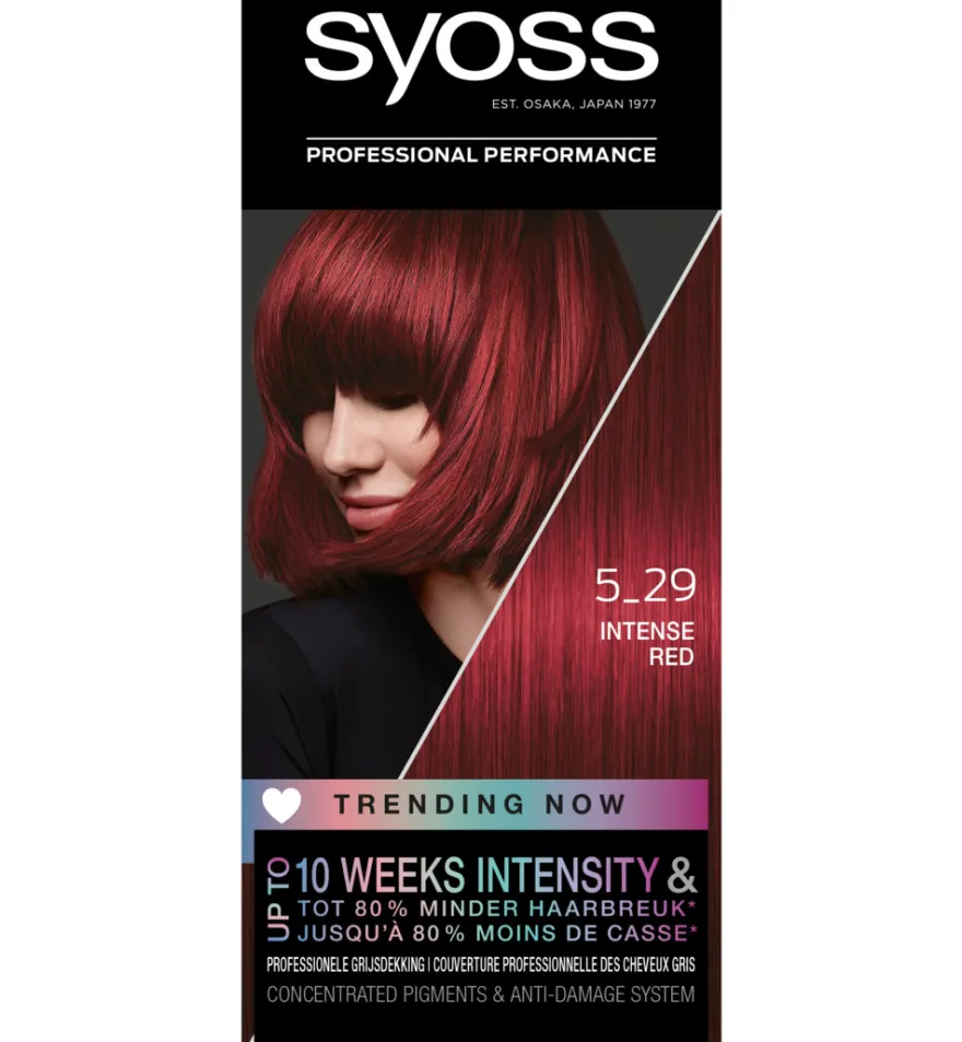Syoss Color Baseline Color Baseline 5-29 Intens Rood Haarverf (1 set)
