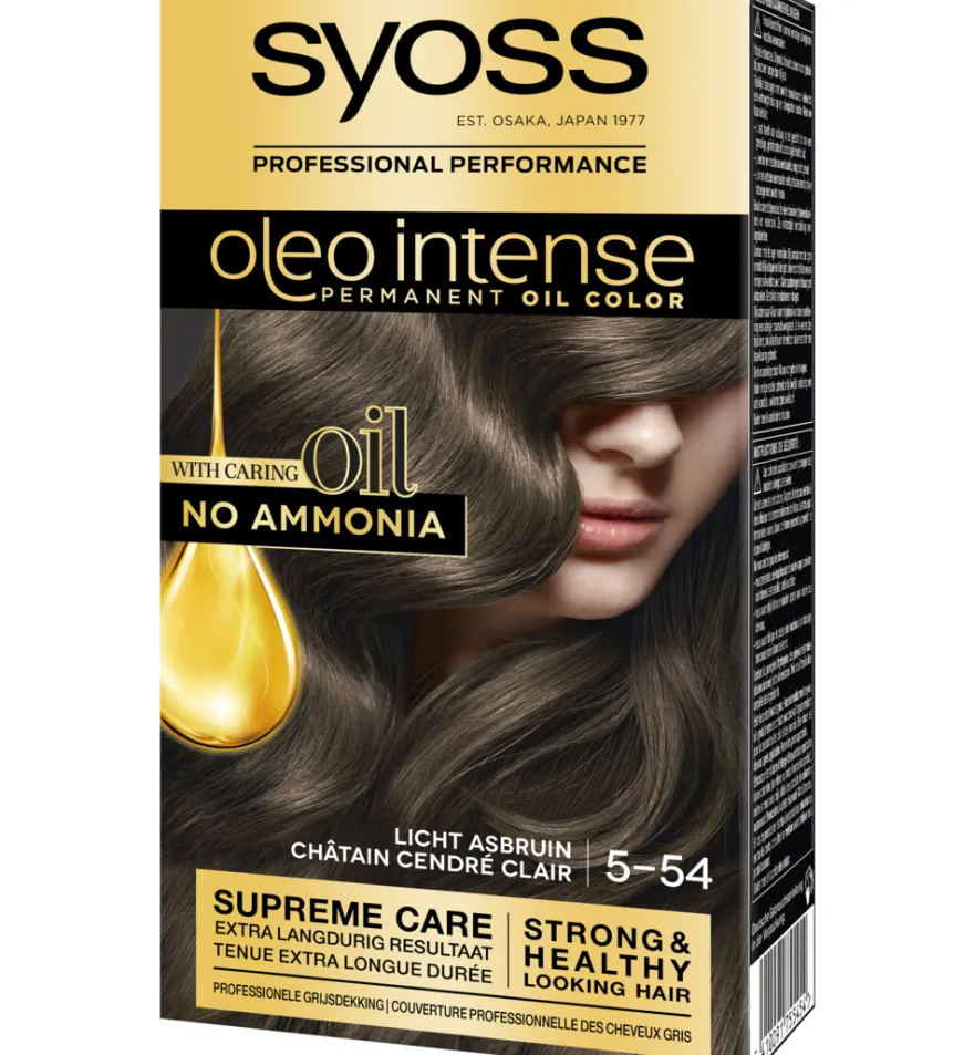 Syoss Color Oleo 5-54 Licht As Bruin (1 set)