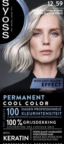 Syoss Colors 12-59 Cool Platinum Blond (1 stuk)