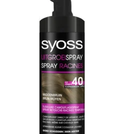 Syoss Uitgroeispray Middenbruin (120 ml)