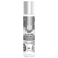 System JO – All-in-One Sensual Massage Glide Unscented Transparant (30 ml)