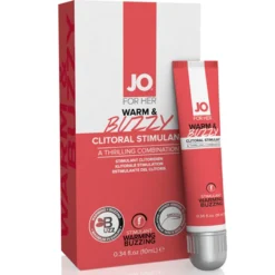 System JO – For Her Clitoral Stimulant Warming Warm & Buzzy (10 ml)
