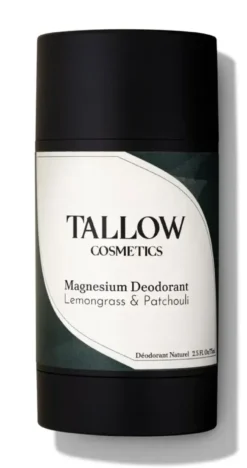 Tallow Cosmetics Magnesium Deodorant Lemongrass & Patchouli (75 ml)