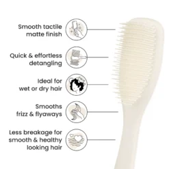 Tangle Teezer Ultimate Detangler Matte Porcelain Cream (1 stuk)