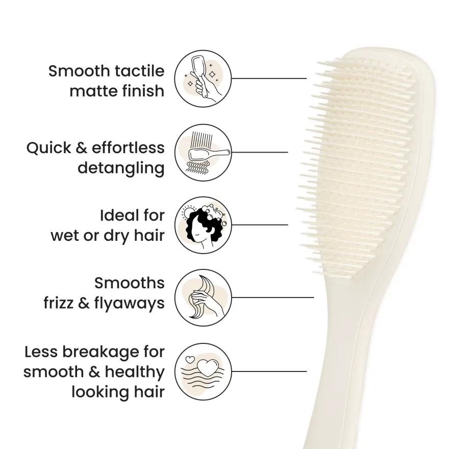 Tangle Teezer Ultimate Detangler Matte Porcelain Cream (1 stuk)