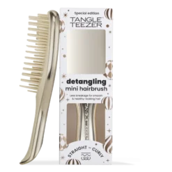 Tangle Teezer Ultimate Detangler Mini Chrome Champagne Gold (1 stuk)