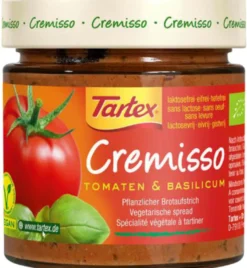 Tartex Cremisso Tomaat Basilicum Bio (180 gr)