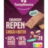 Tastybasics Crunchy Less Carb Repen Choco & Noten (138 gr)